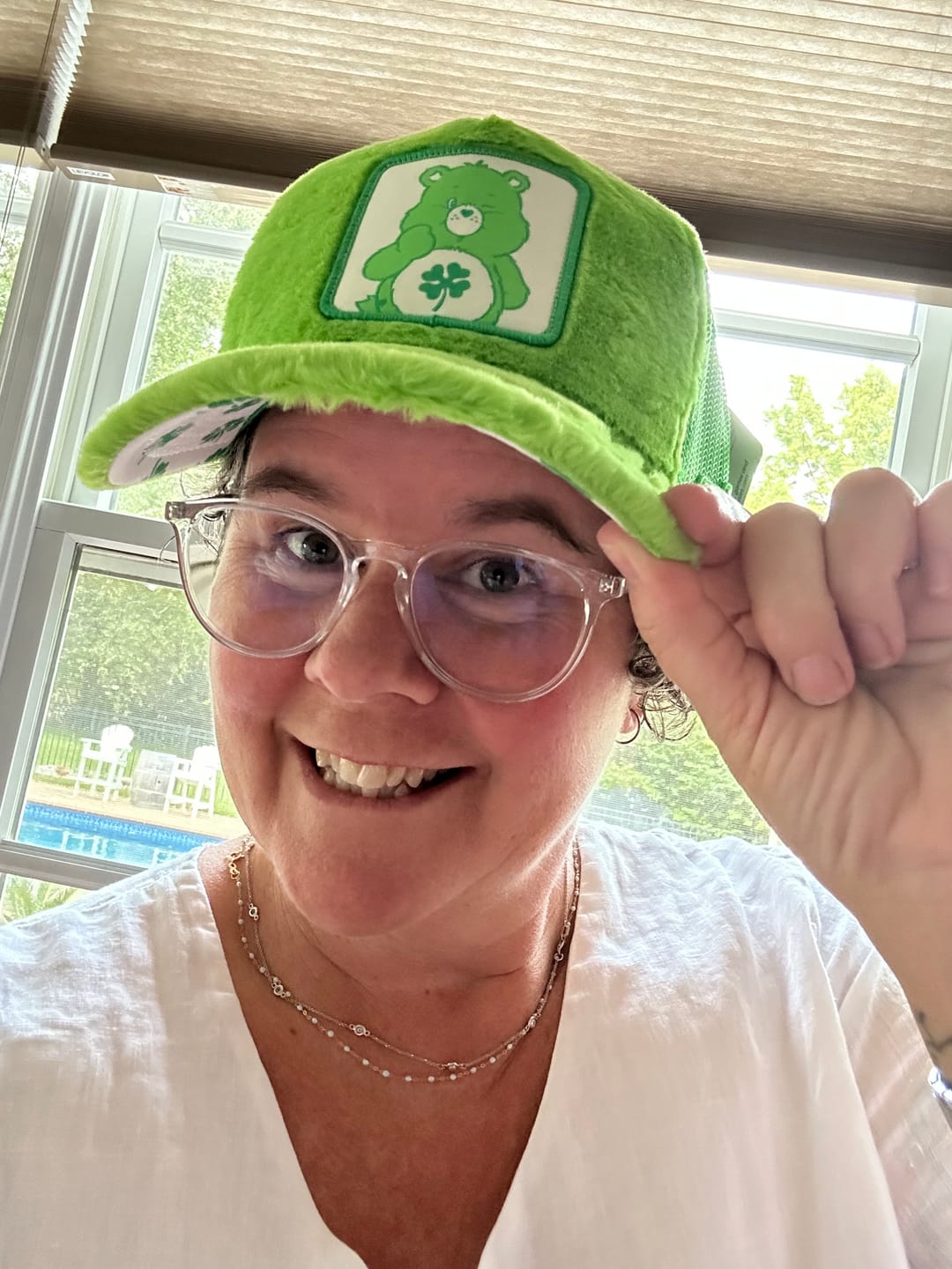Customer photo review of OVERLORD X Care Bears:  Good Luck Bear