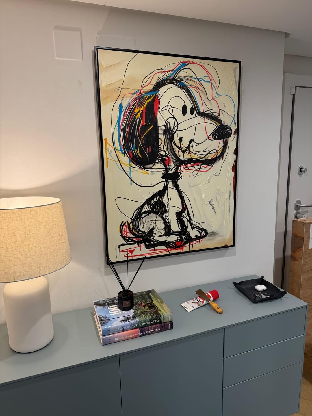 Customer photo review of Vibe - Abstract Graffiti Wall Art
