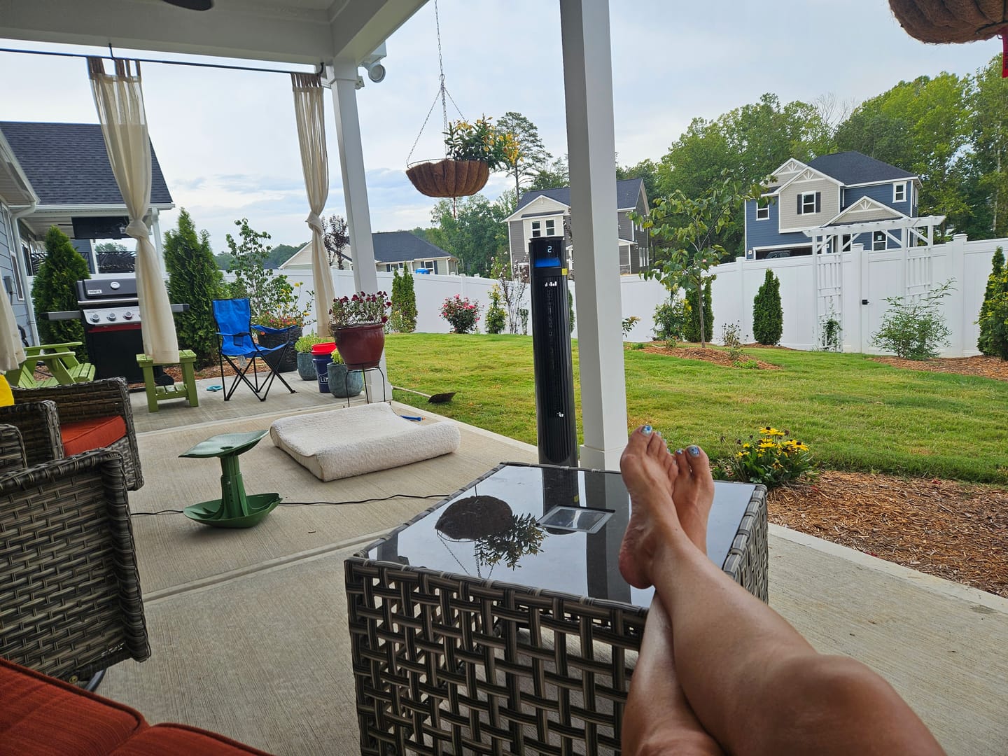 Customer photo review of Outdoor Tower Fan 711S