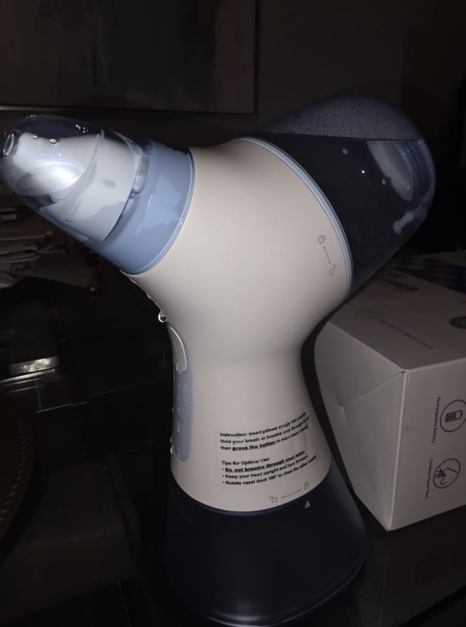 Customer photo review of Limpiador Nasal Eléctrico para Respirar Mejor