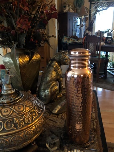 Customer photo review of Kansya®-vottaðar vatnsflöskur úr hreinum kopar – V2, handhamraðar