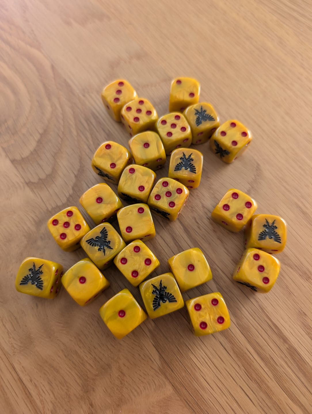 Customer photo review of Gilded Eagle Wardens D6 Dice