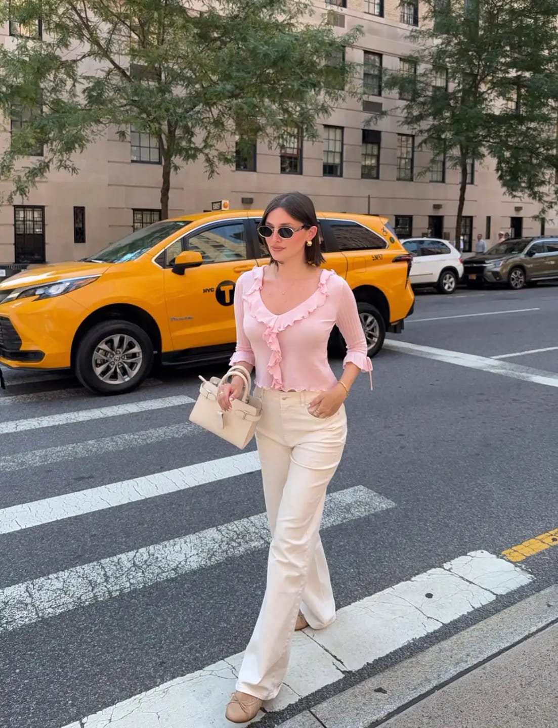 Customer photo review of Miriam Ruffled Lace-Up Cardigan Top