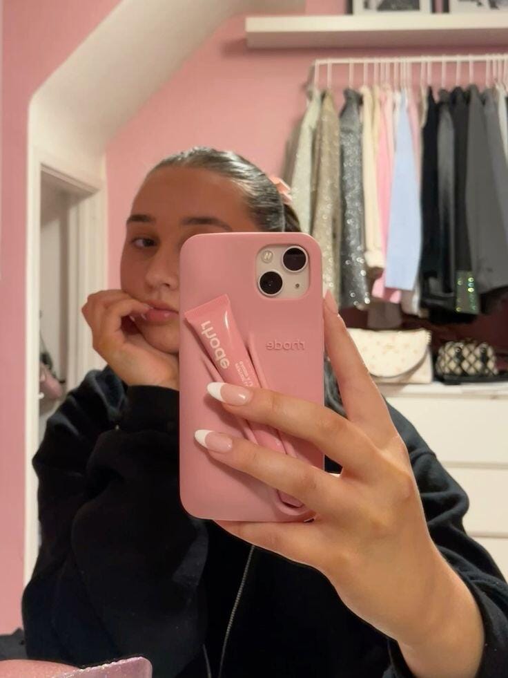 Customer photo review of Rhode Toast iPhone 17 Pro Max 17 Pro 16 15 Case + Lipgloss & Gift Bag