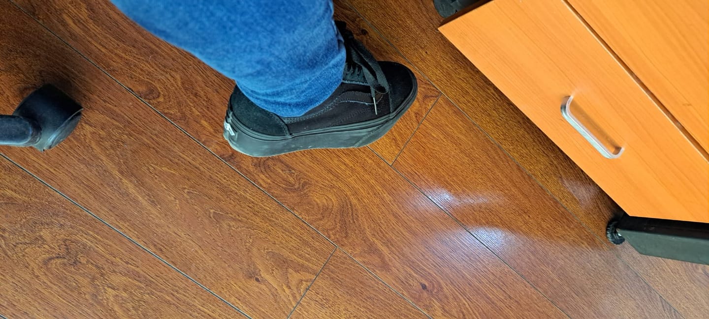 Customer photo review of Zapatilla Vans Old Skool Stackform Mujer Mono Negro
