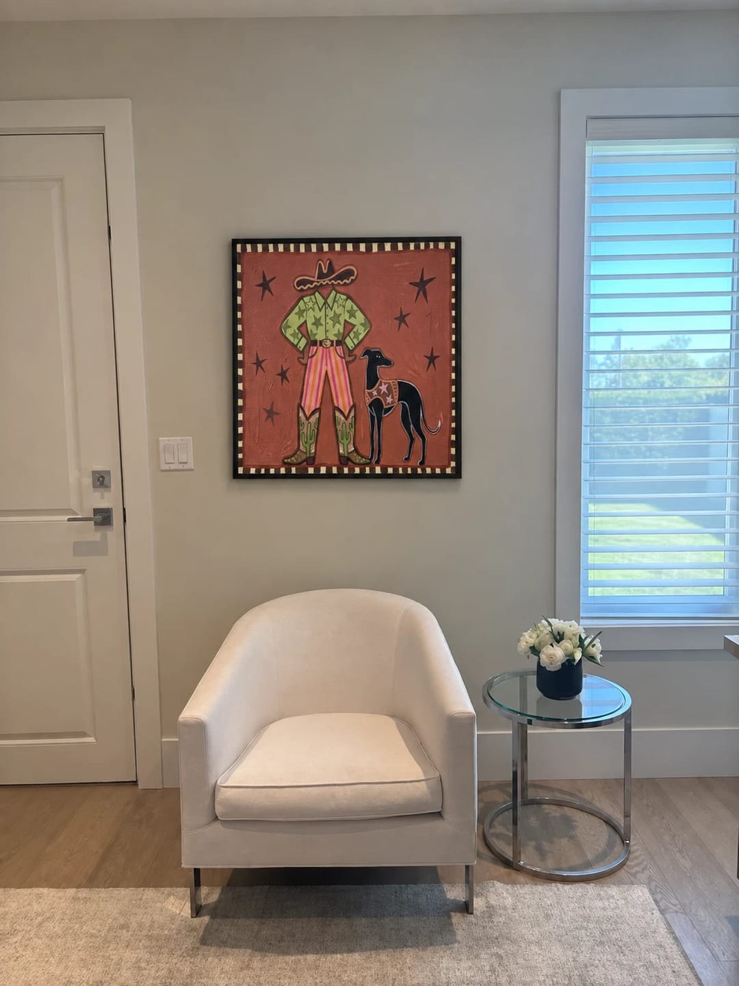 Customer photo review of Western Pop Art｜Cowboy And His Hound