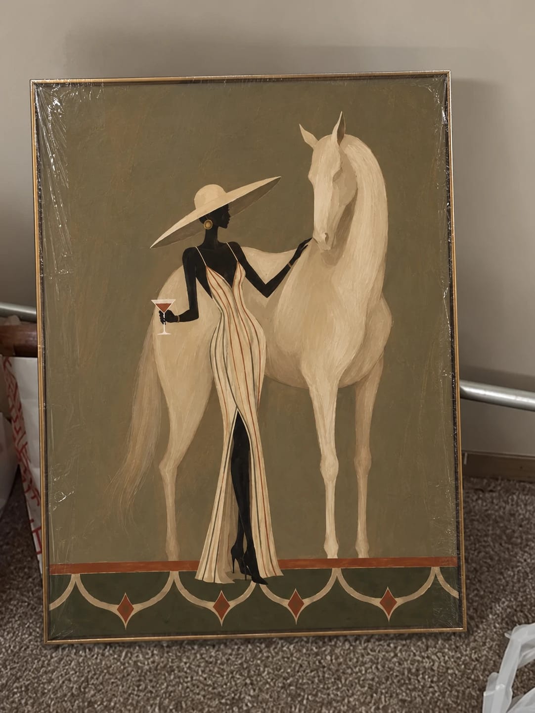 Customer photo review of Modern Folk Art｜Ivory Horse Elegance