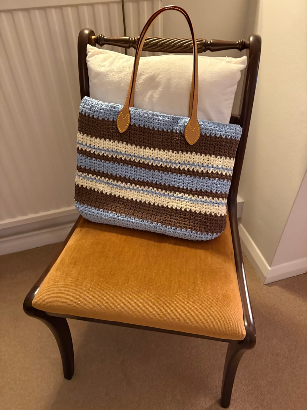 Customer photo review of Sunday Tote Crochet Kit