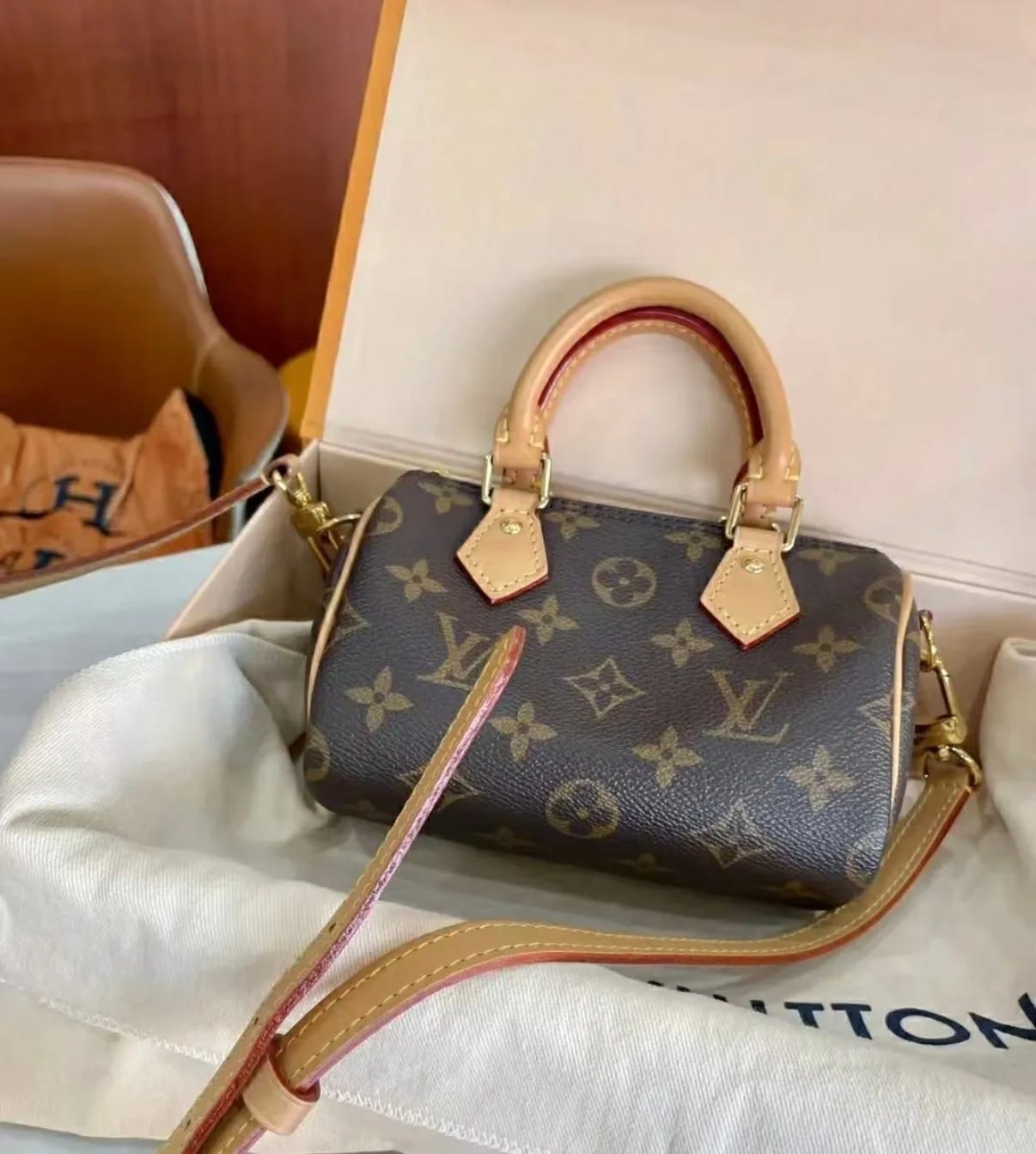 Customer photo review of Luxury Monogram Handbag