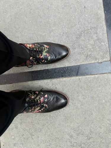 Customer photo review of Bageecha Oxford Brogues Men – Coal