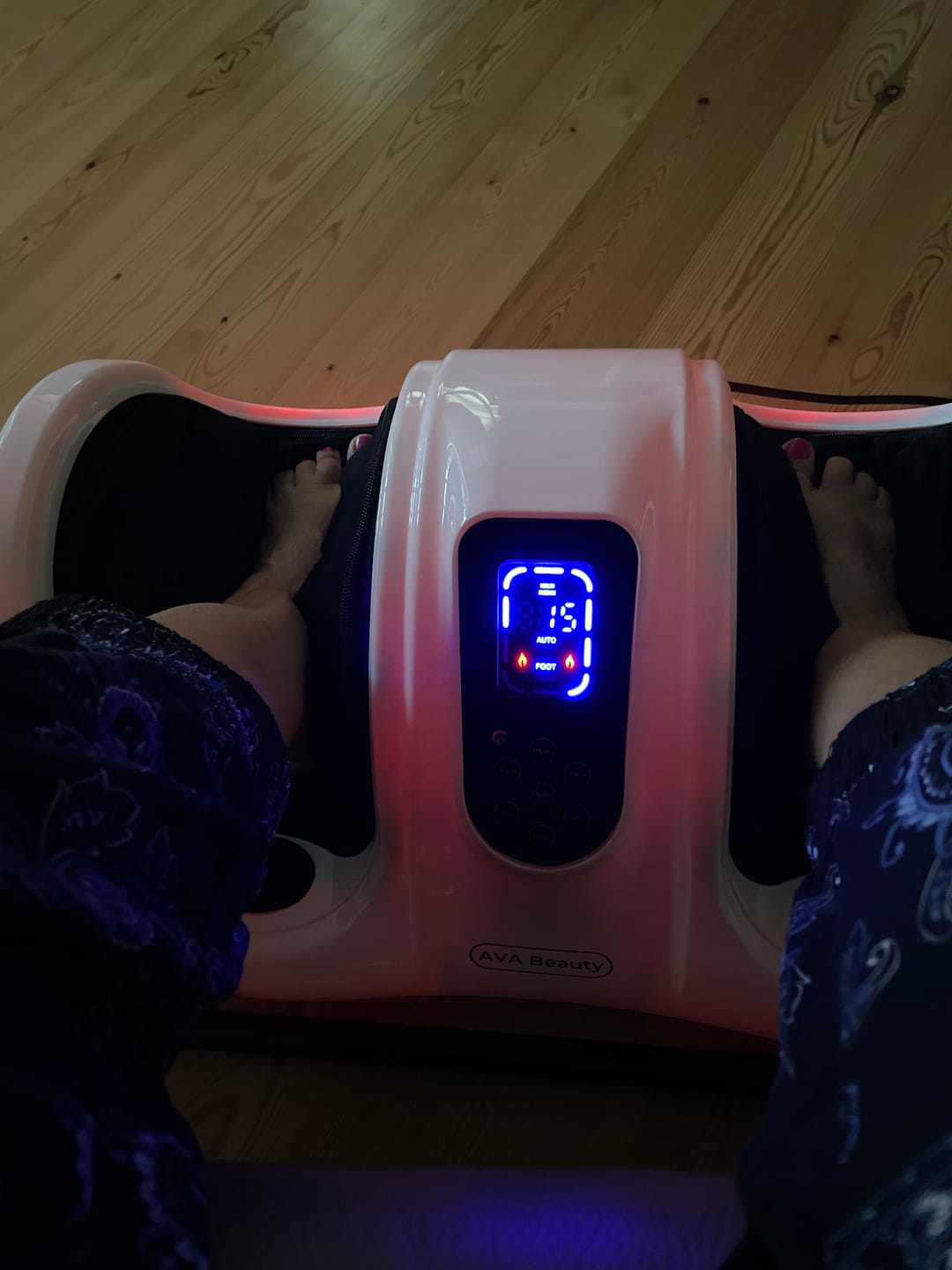 Customer photo review of Fod- og lægmassageapparat med fjernbetjening