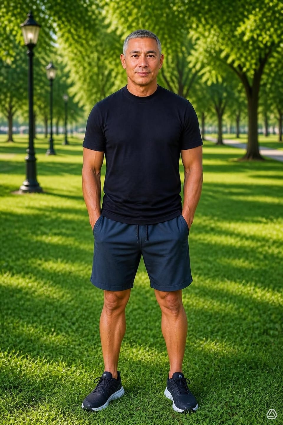 Customer photo review of Mock Neck T-Shirt