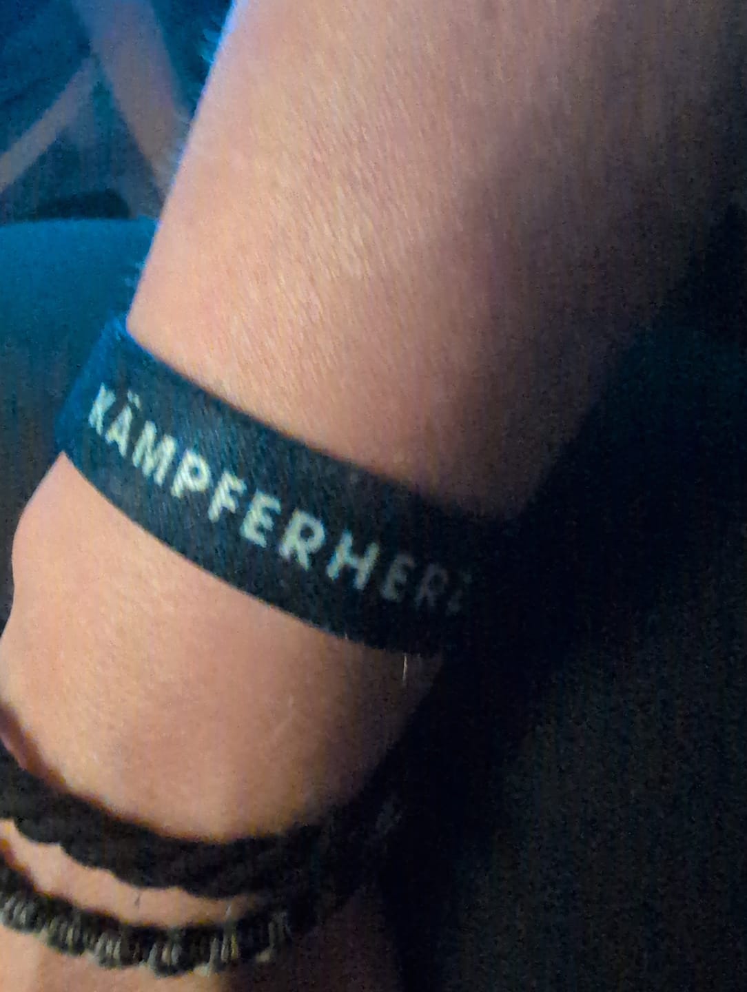 Customer photo review of Kämpferherz - Elastisches Armband