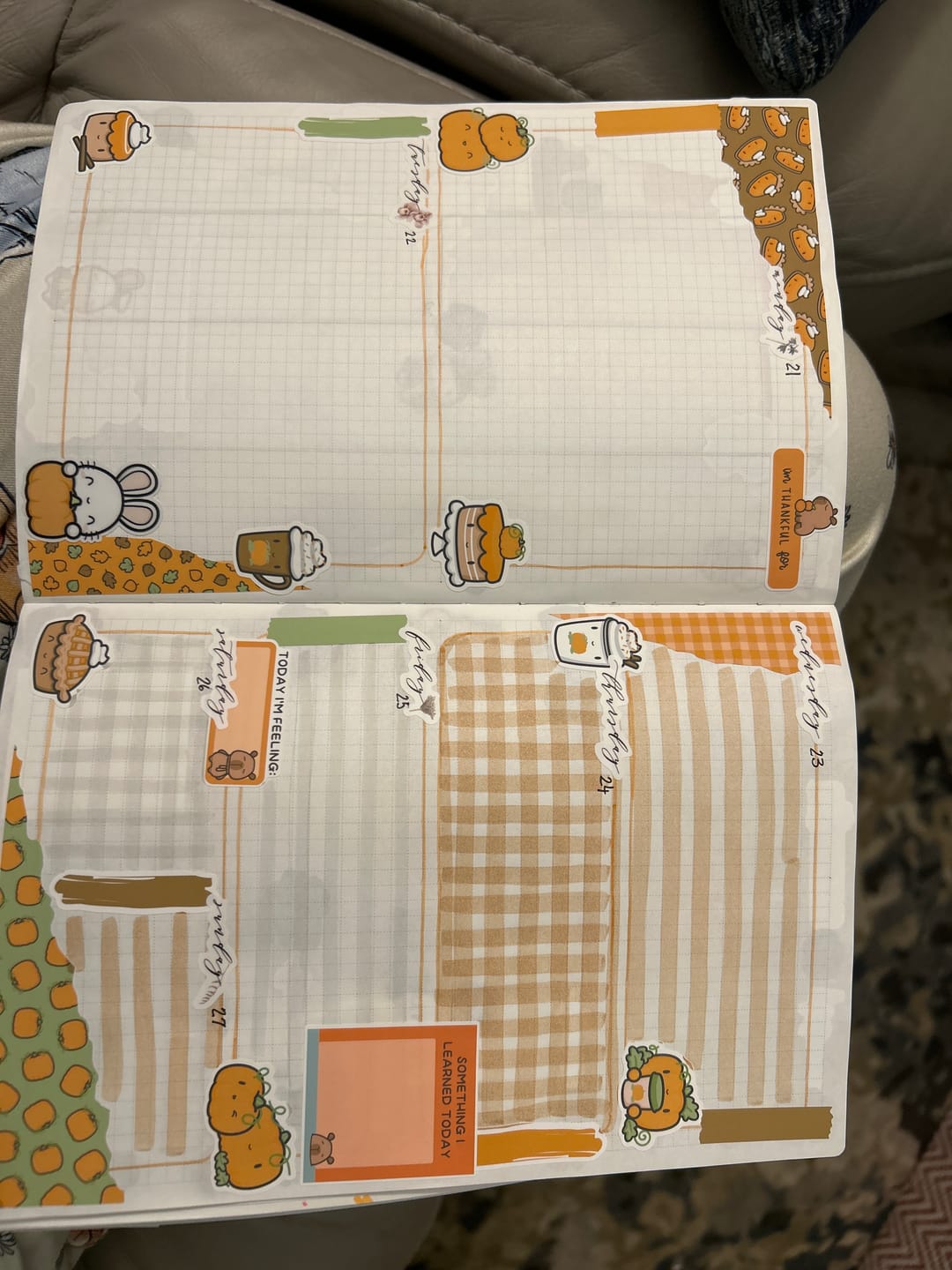 Customer photo review of Pumpkin Spice Journaling Kit