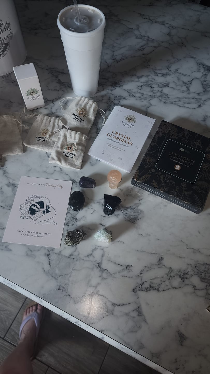 Customer photo review of Crystal Subscription Box