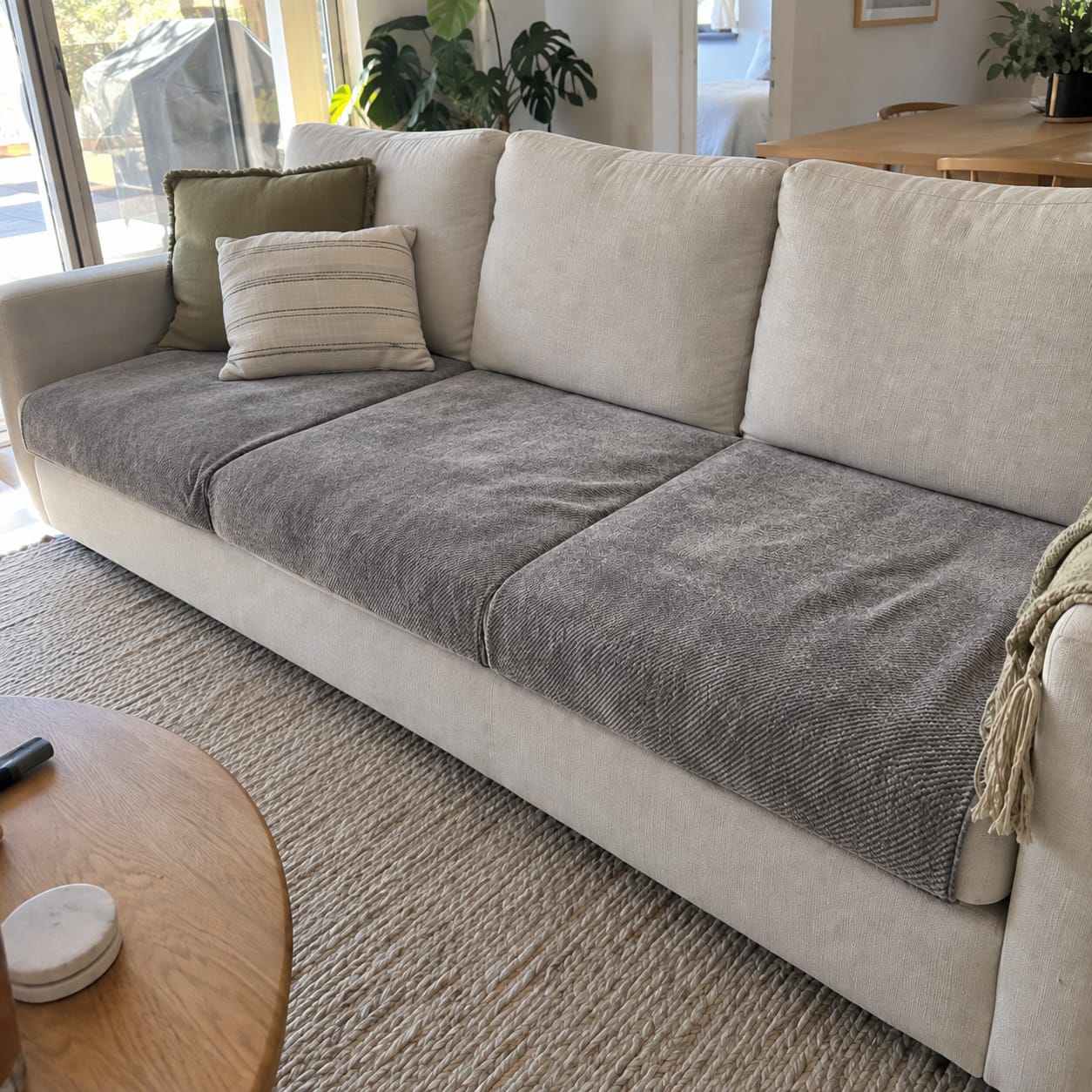 Customer photo review of OVR Sofa Topper
