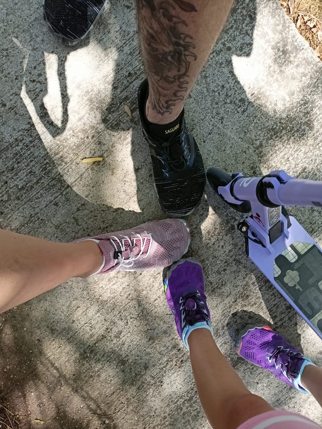 Customer photo review of Niños Fast Ⅰ - Zapatos Barefoot