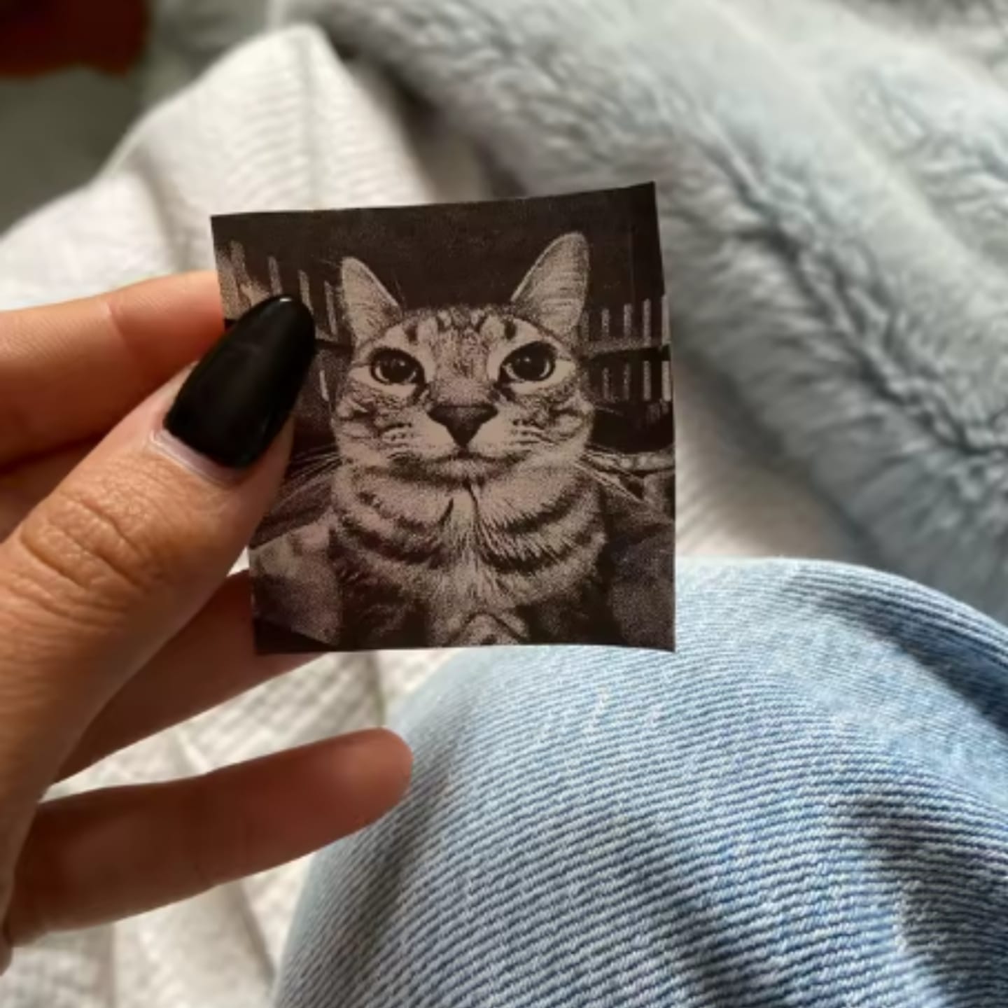 Customer photo review of Mini Impresora Térmica Portátil