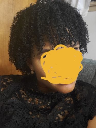 Customer photo review of Herbal Infused Curl Defining Gel, STEP 2