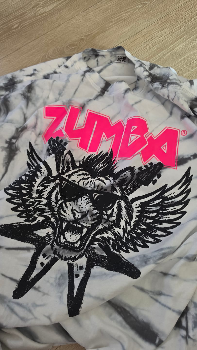 Customer photo review of Rock 'n' Roll Oversized Drop Shoulder Tee