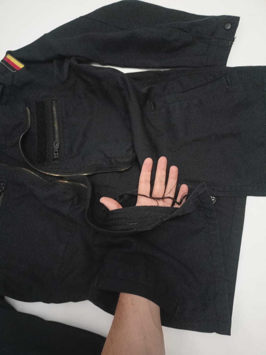 Customer photo review of Genuine German army Marines Jacket Blue Fire resistant Navy Aramid Naval forces