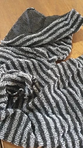 Customer photo review of SilverScrub™ Exfoliating Towel