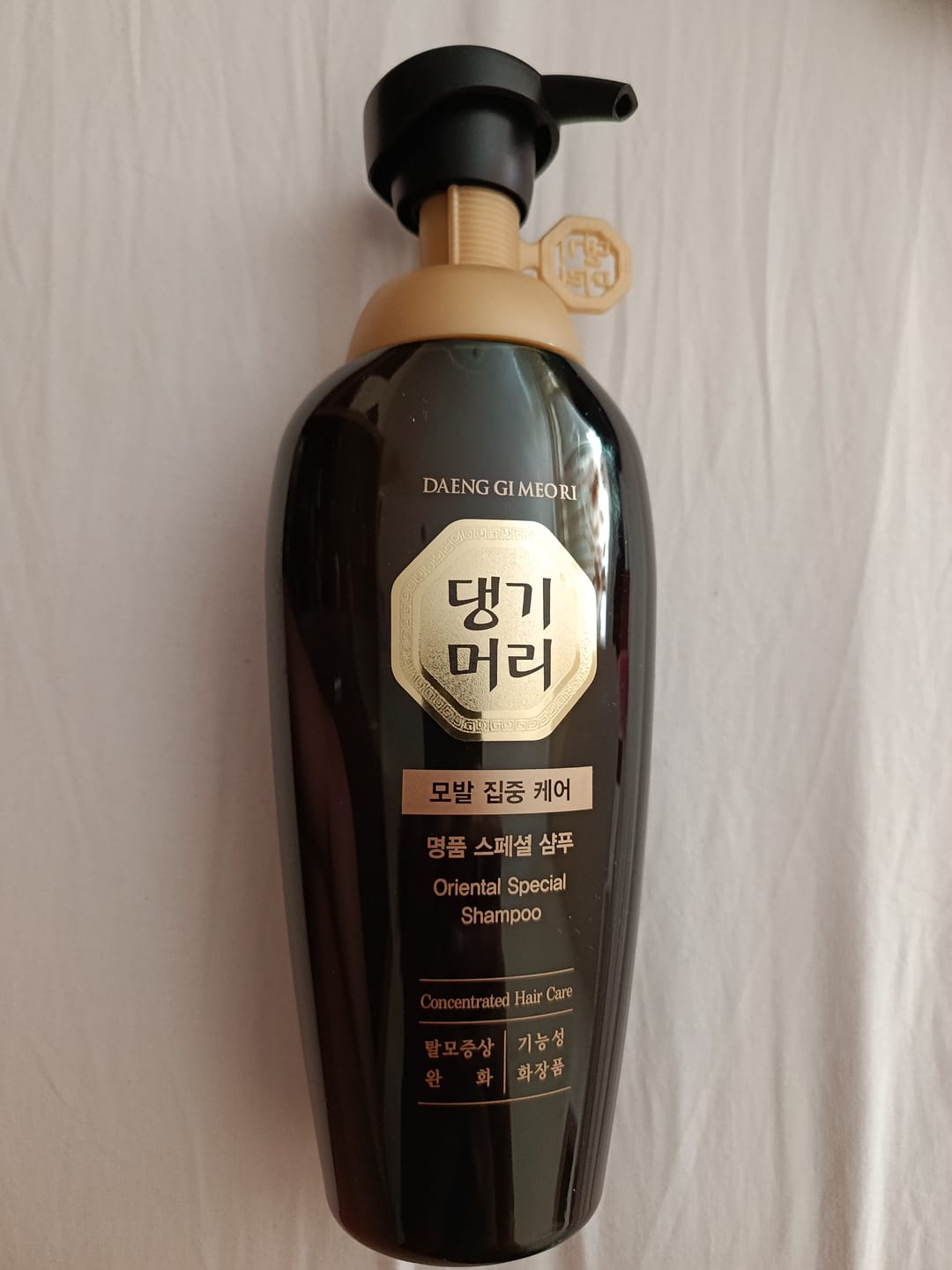 Customer photo review of Интензивно подхранващ шампоан против косопад Doori Oriental Special