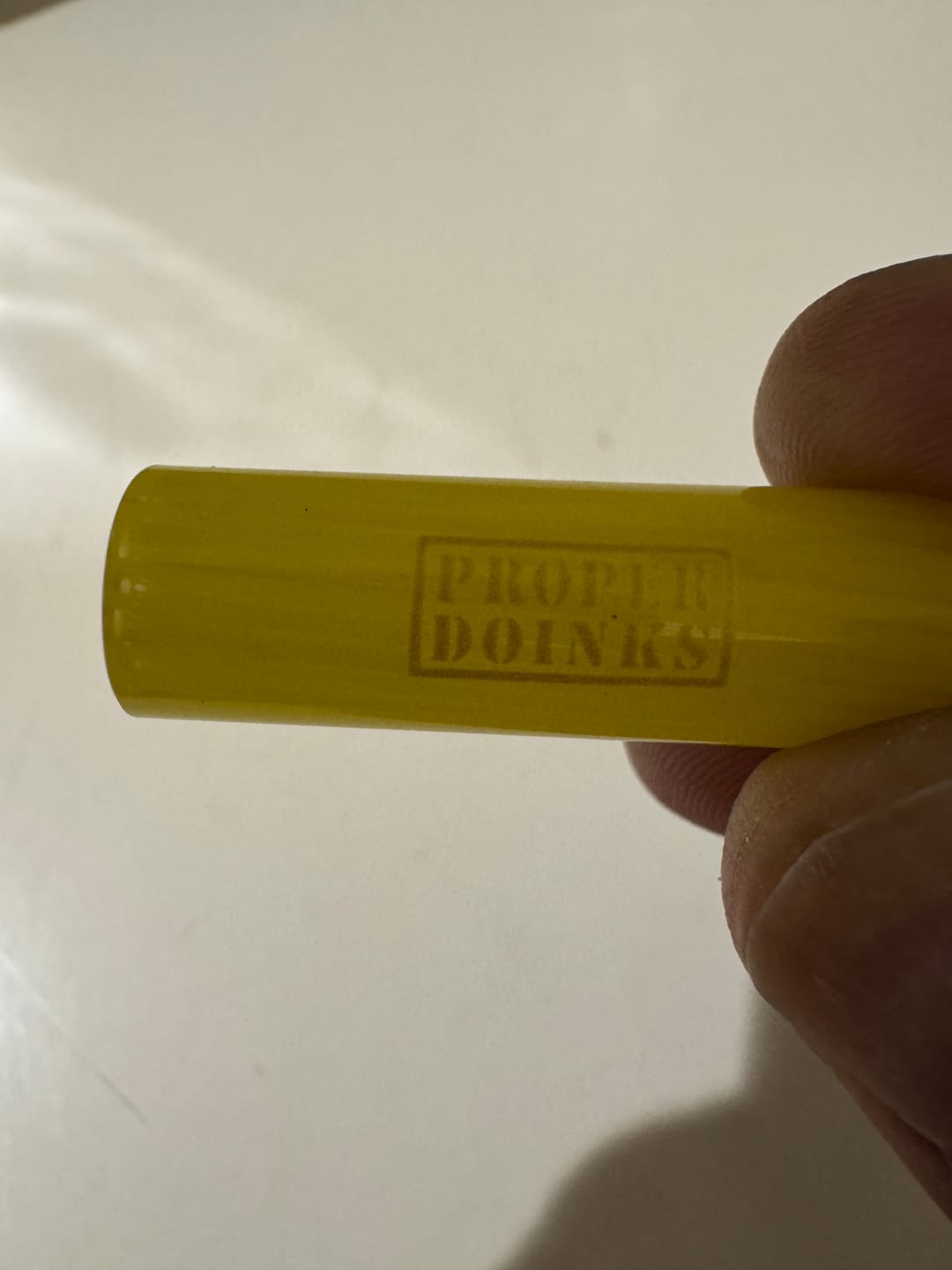 Customer photo review of Proper Tips - Lamborghini Yellow