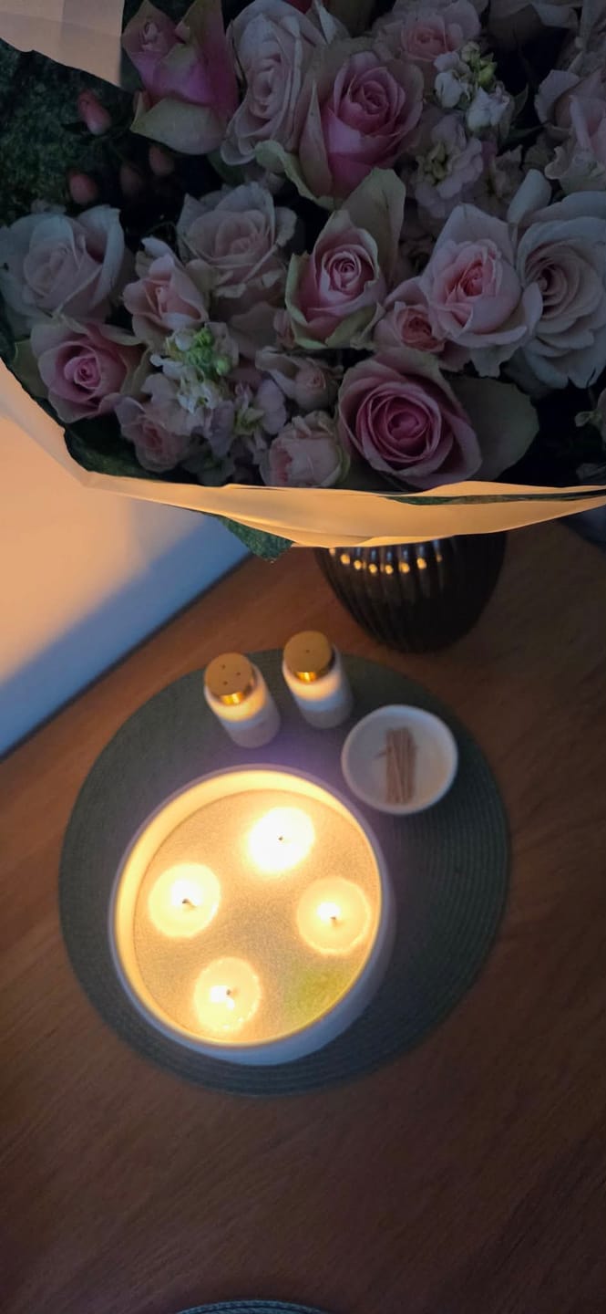 Customer photo review of The Emilie First Candle Set