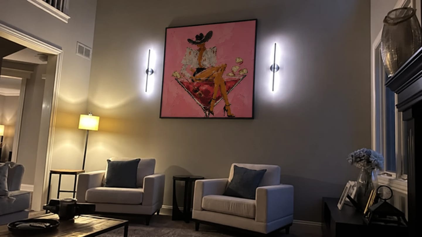 Customer photo review of Western Pop Art｜Pink Cocktail Cowgirl