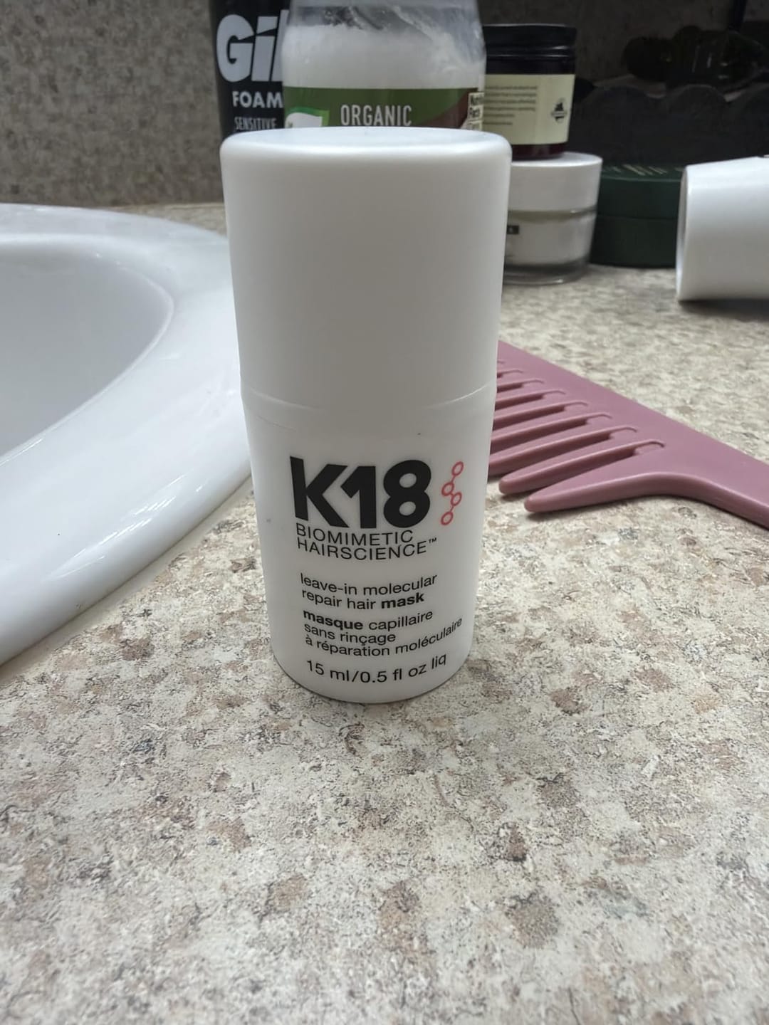 Customer photo review of K18 -  Repair Hair Mask..