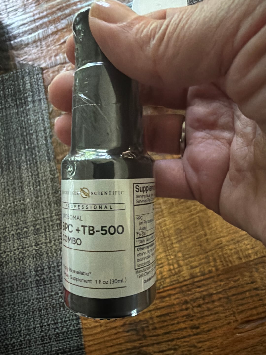 Customer photo review of BPC-157 Delayed Pro 60 Capsules for Muscle, Joint & Support