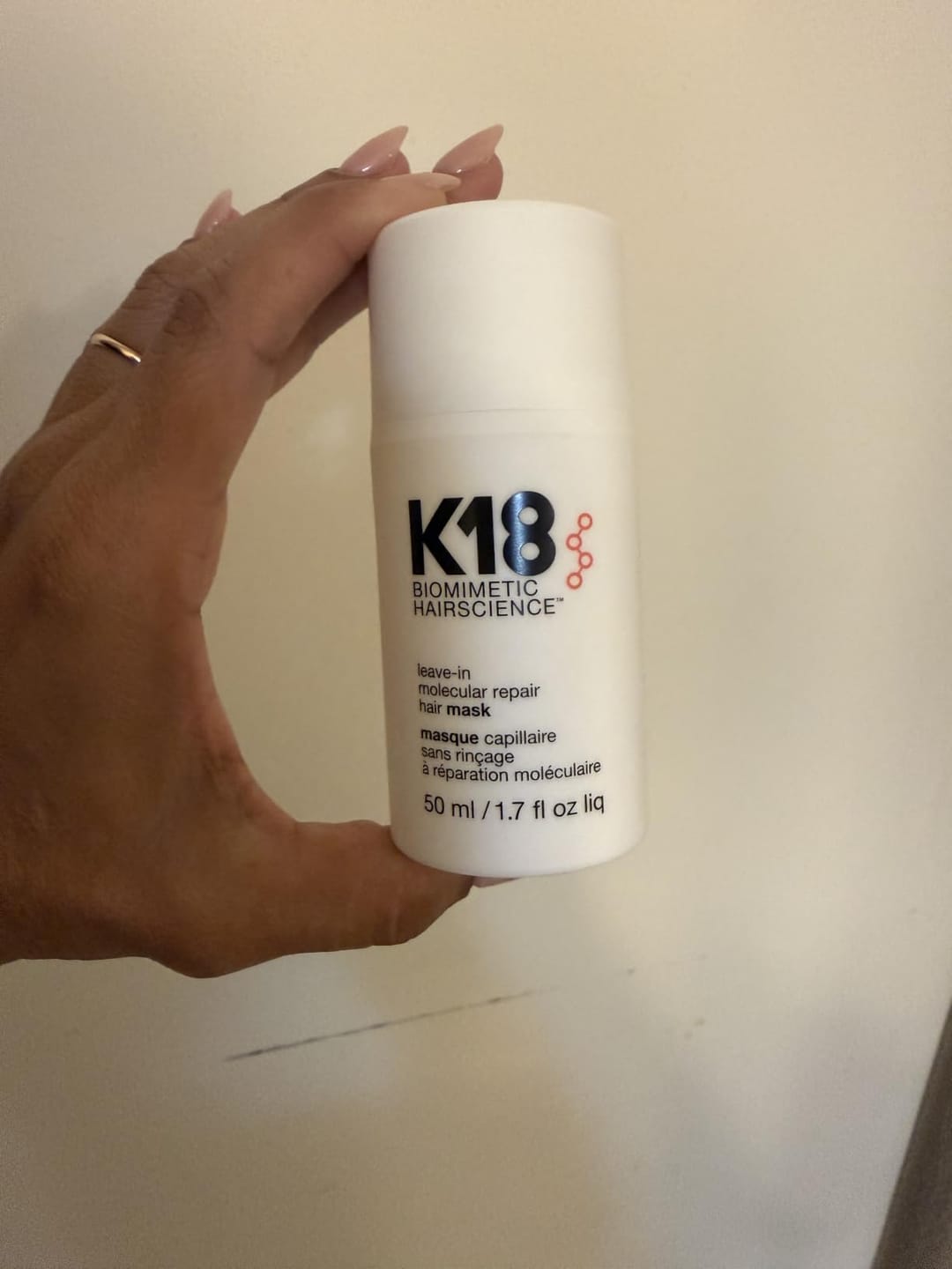 Customer photo review of K18 -  Repair Hair Mask..