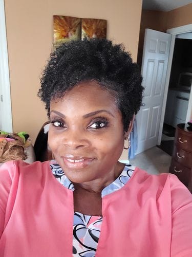 Customer photo review of Curl Defining Comb
