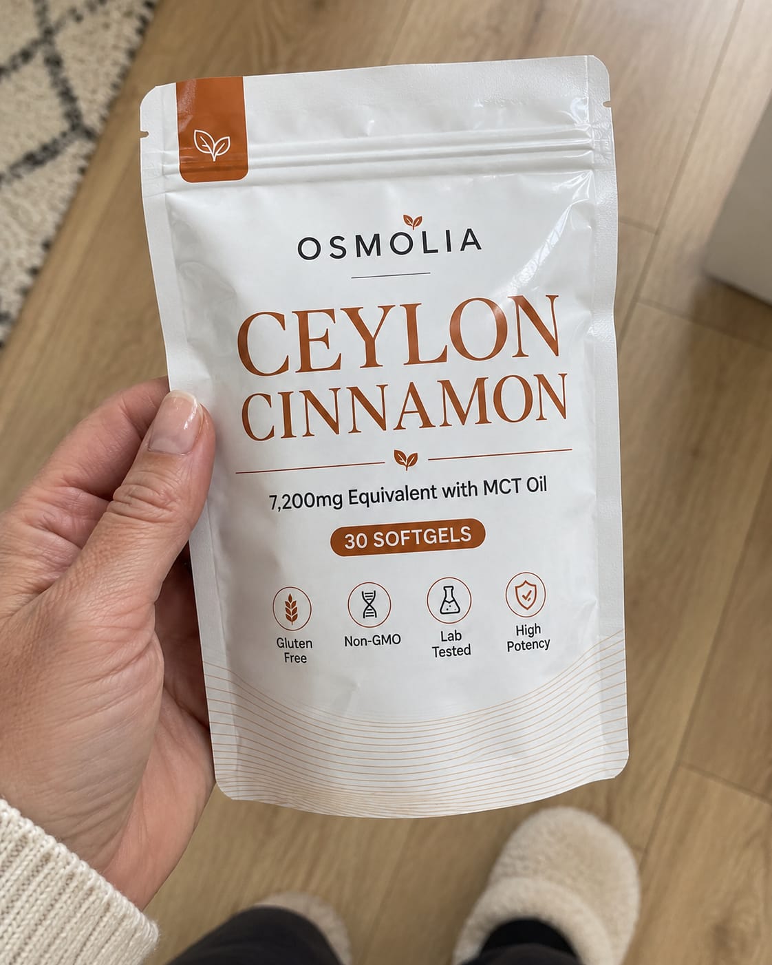 Customer photo review of Ceylon Cinnamon 7,200mg with MCT Oil
