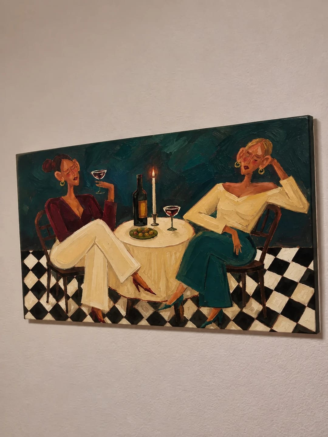 Customer photo review of Modern Folk Art ｜ Velvet Evening
