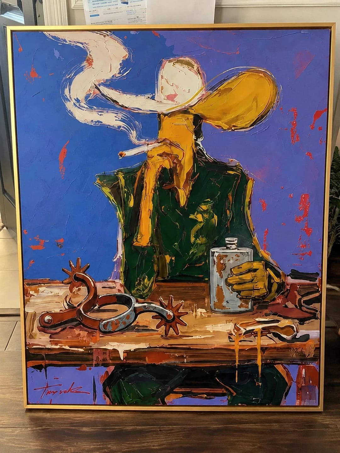 Customer photo review of Western Pop Art｜Wrangler’s Quiet Reverie