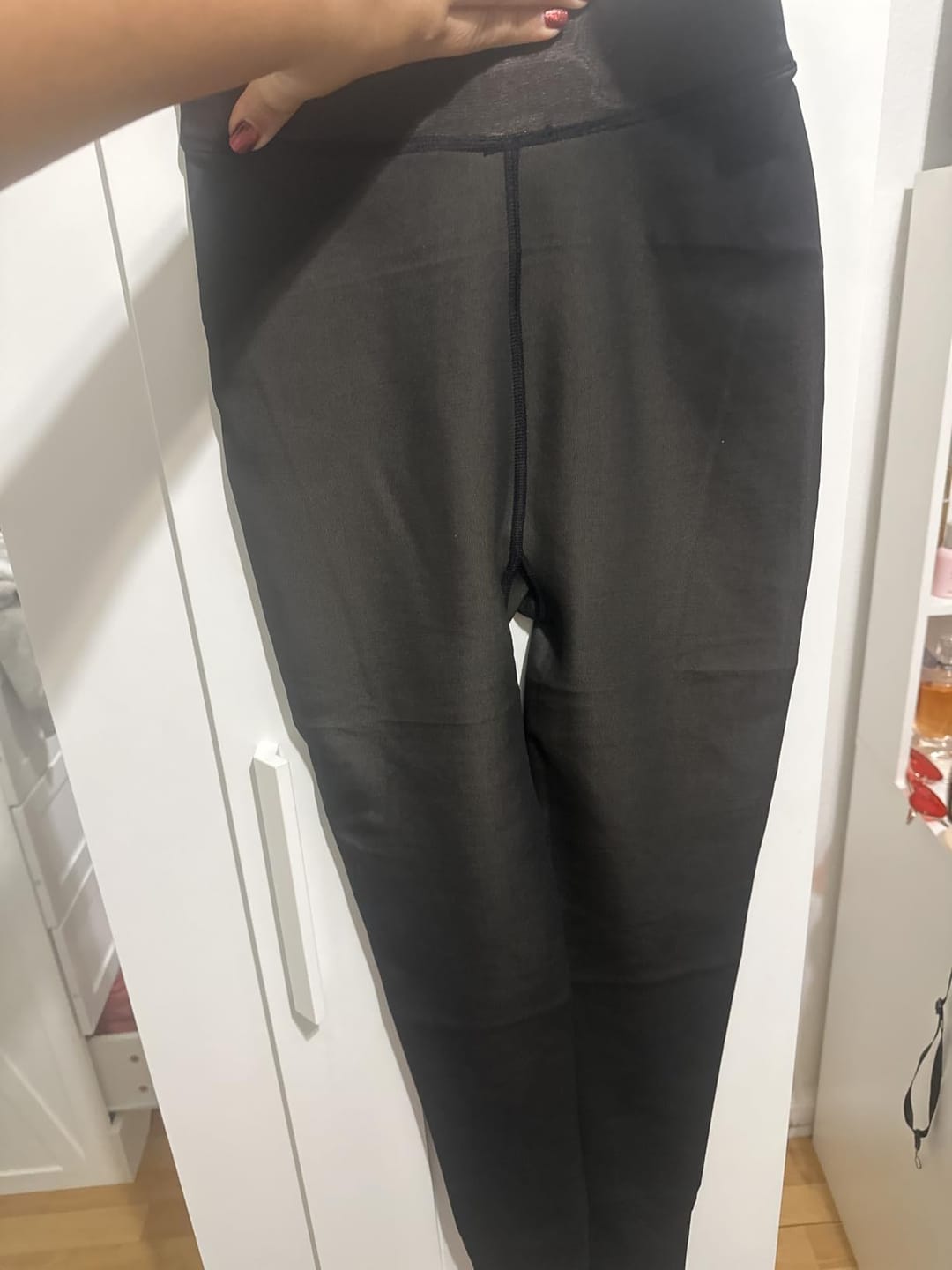 Customer photo review of Sheer Sculpt Control Top Pantyhose