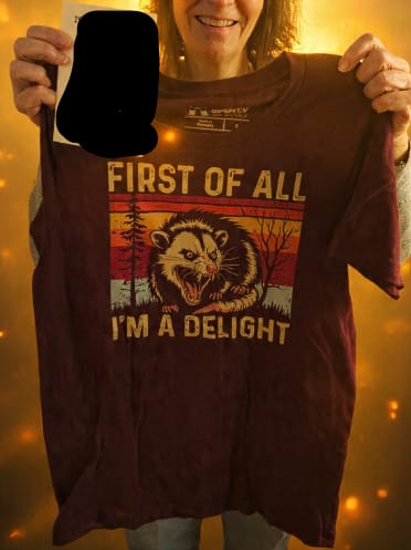 Customer photo review of I'm a Delight Unisex T-shirt