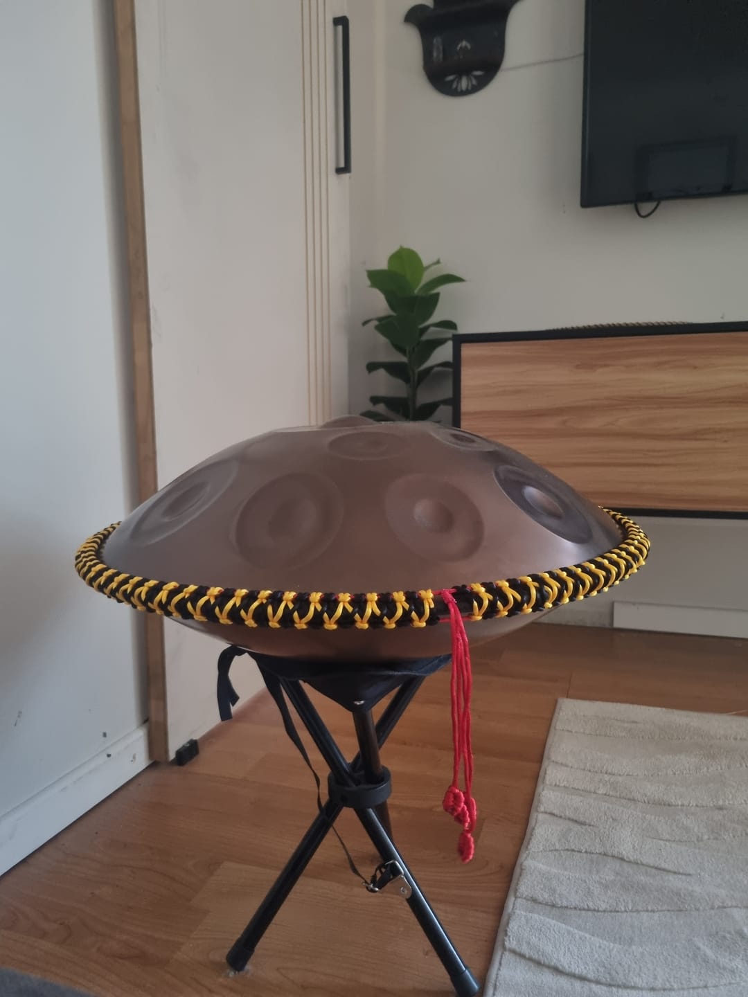 Customer photo review of Handpan Rope Edging Decoration Hang drum Braided Protection Rope Handmade