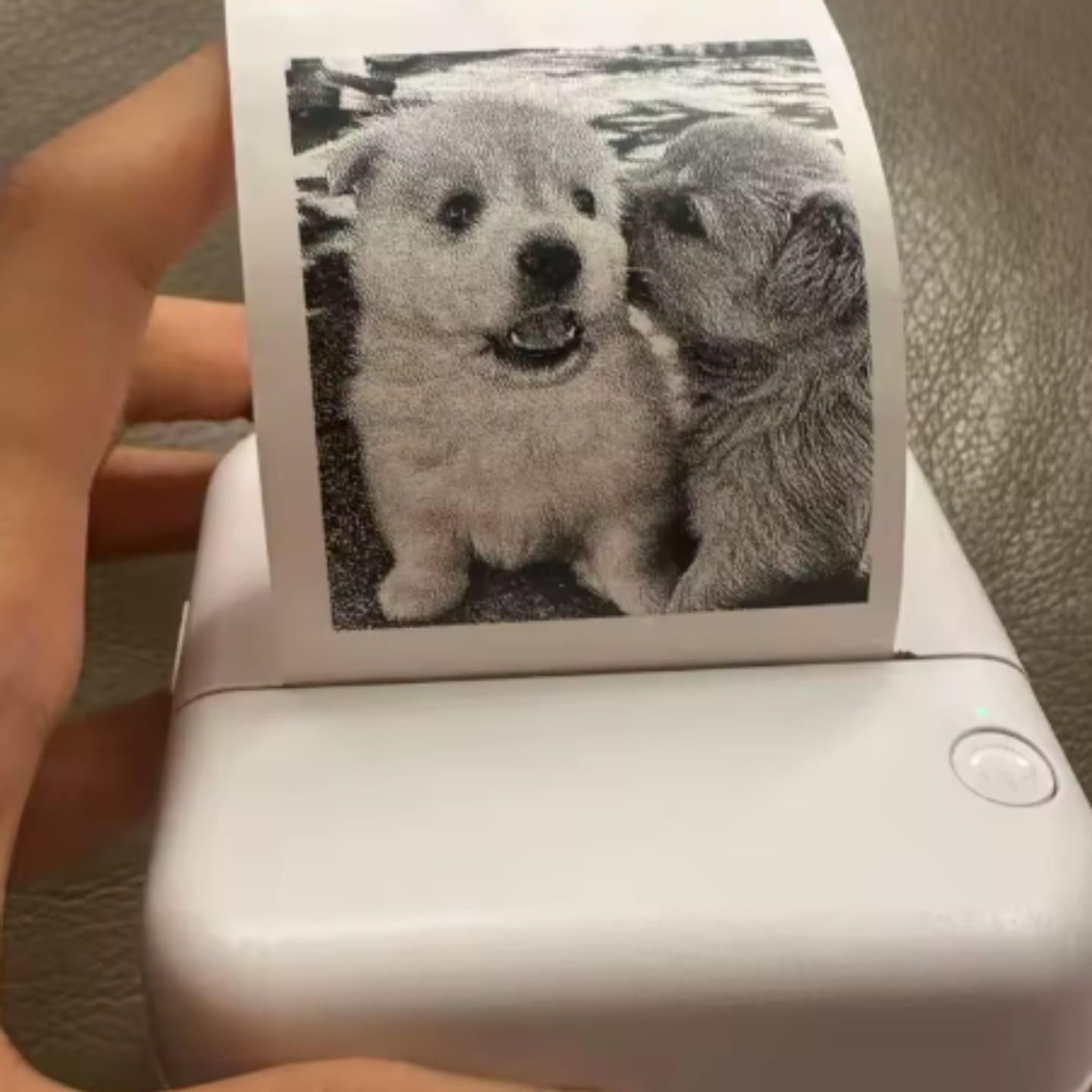Customer photo review of Mini Impresora Térmica Portátil