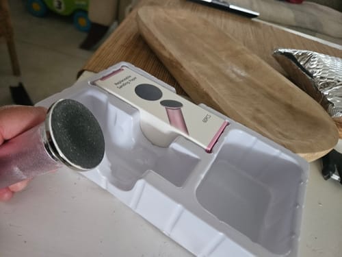Customer photo review of ALMALILA™ Lima Eléctrica – Pies Suaves y Lisos