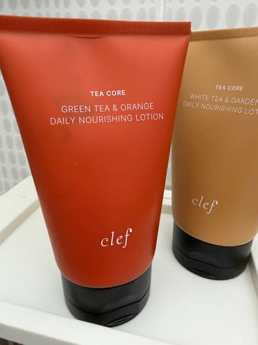 Customer photo review of [AMELIA] CLEF Tea Core Green Tea & Orange Lotion