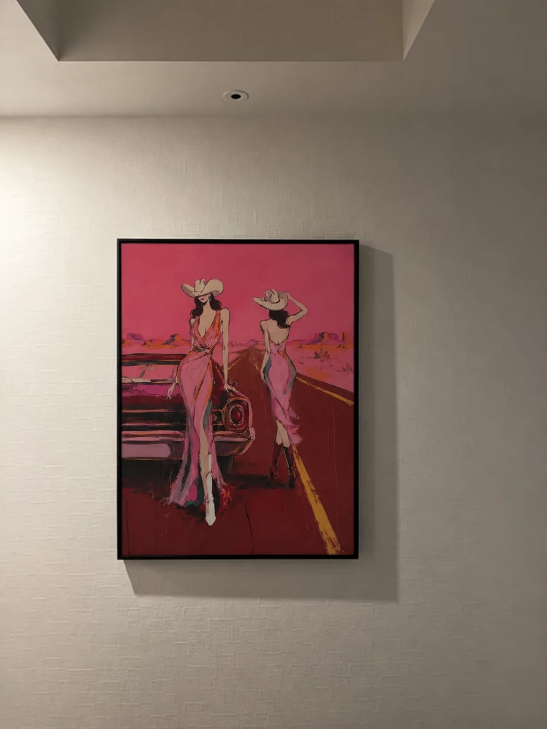 Customer photo review of Western Pop Art｜Pink Desert Roadtrip