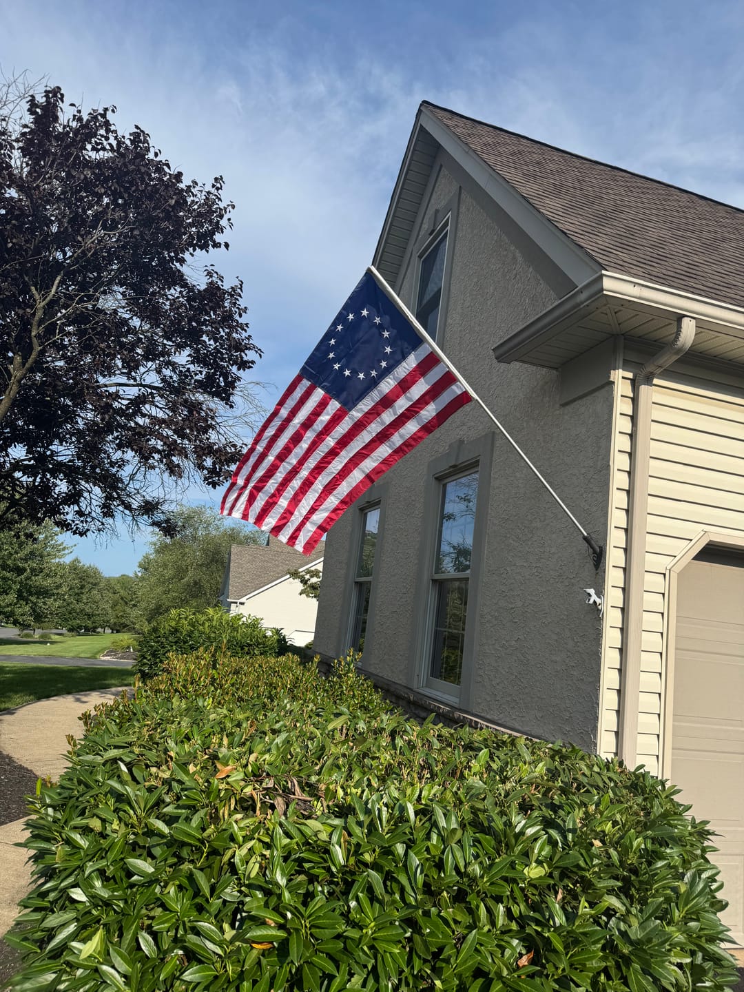 Customer photo review of 3' x 5' Betsy Ross Flag