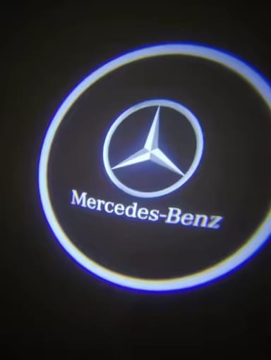 Customer photo review of Proyector Led Logo Personalizado 2 Piezas