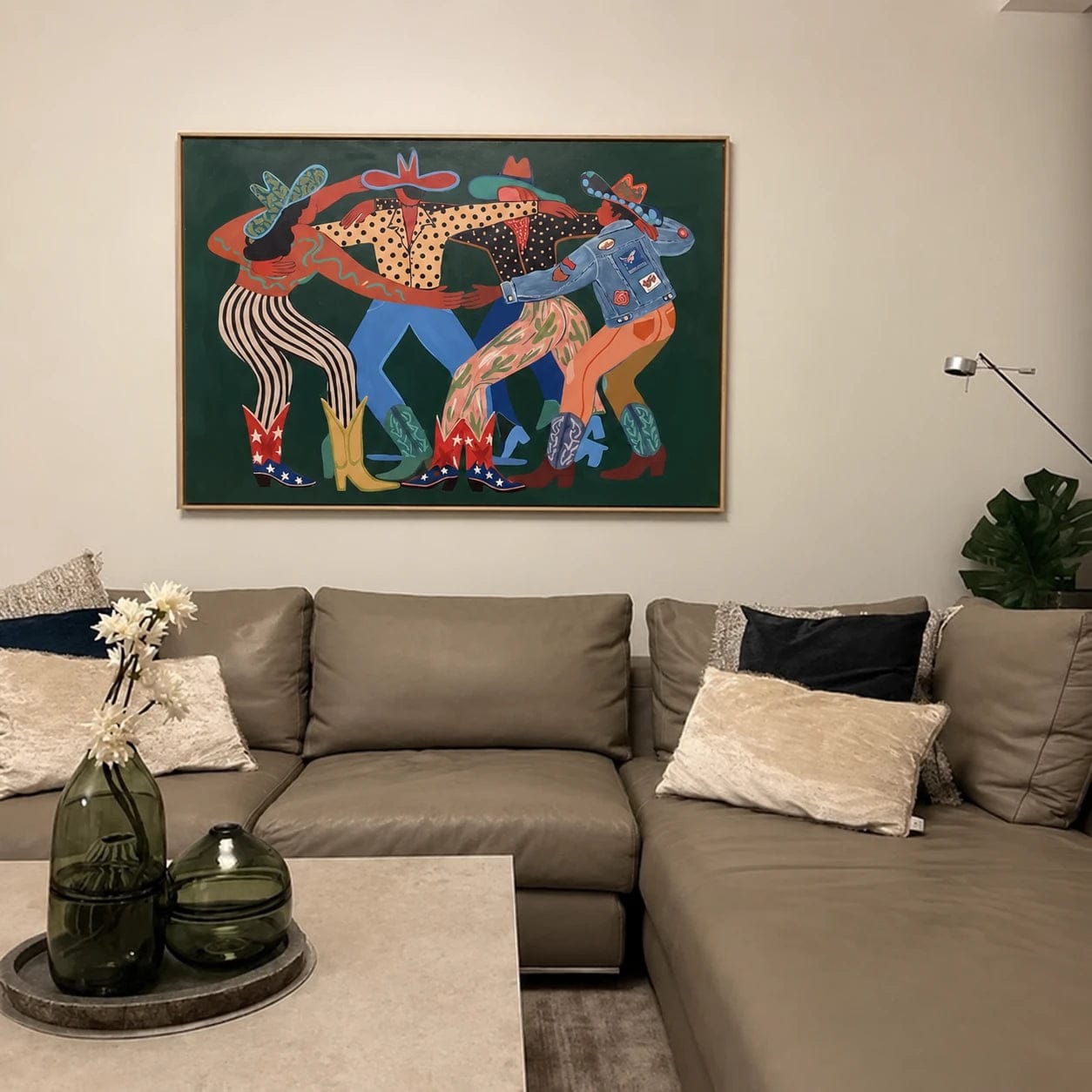 Customer photo review of Western Pop Art｜Emerald Square Dance