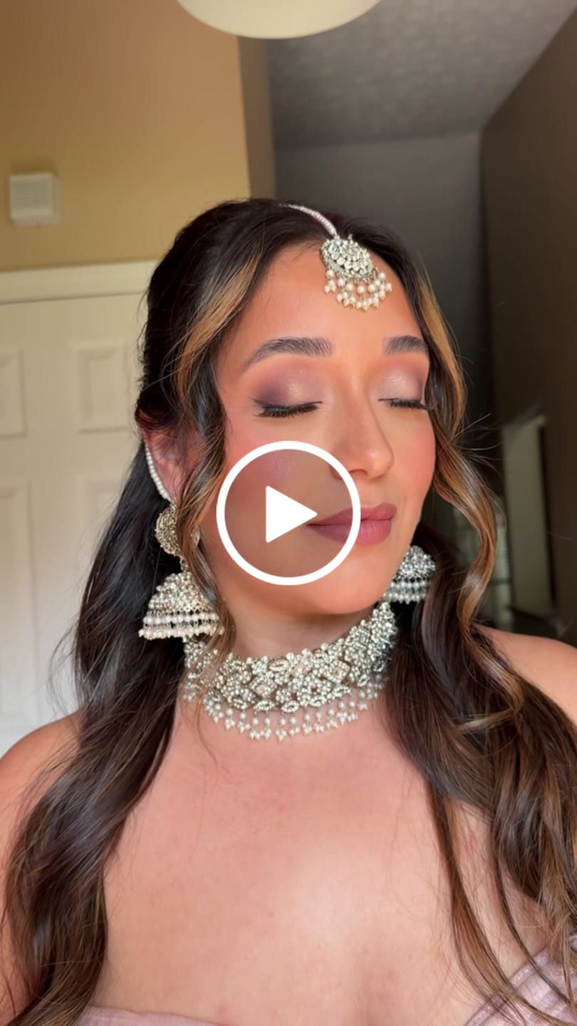 Customer video review of Zircon Choker Necklace Set with Jhumka, Maang Tikka & Optional Jhoomer – Gold or Silver | Ayesha