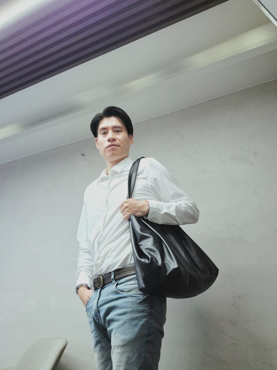 Customer photo review of Bolso Oversized Tote Bag mod Bulgaria *Negro *
