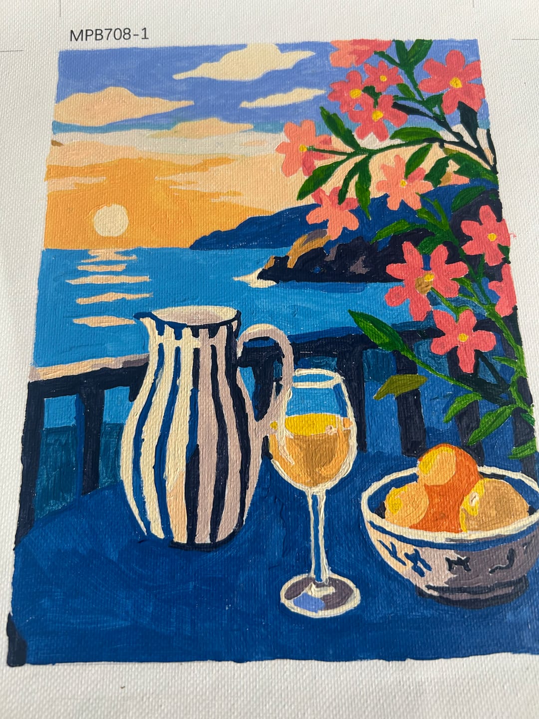 Customer photo review of 6 Mini Paintings - Mediterranean Dream Set